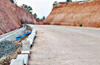 Soil erosion from hill poses risk to motorists on Kenjar-Adyapady road
